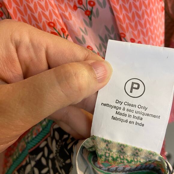 Anthropologie Bhanuni by Jyoti Women's Size XL Pink Rosario Blouse New with Tags - Picture 9 of 16